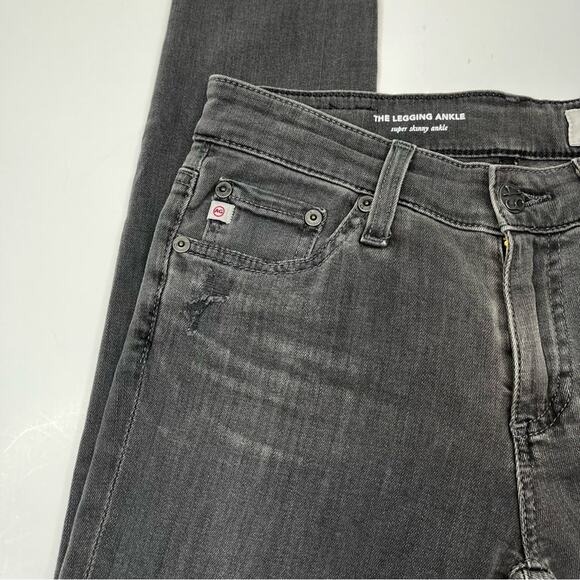 AG Adriano Goldschmied The Legging ankle jeans gray - 25R - Picture 4 of 10